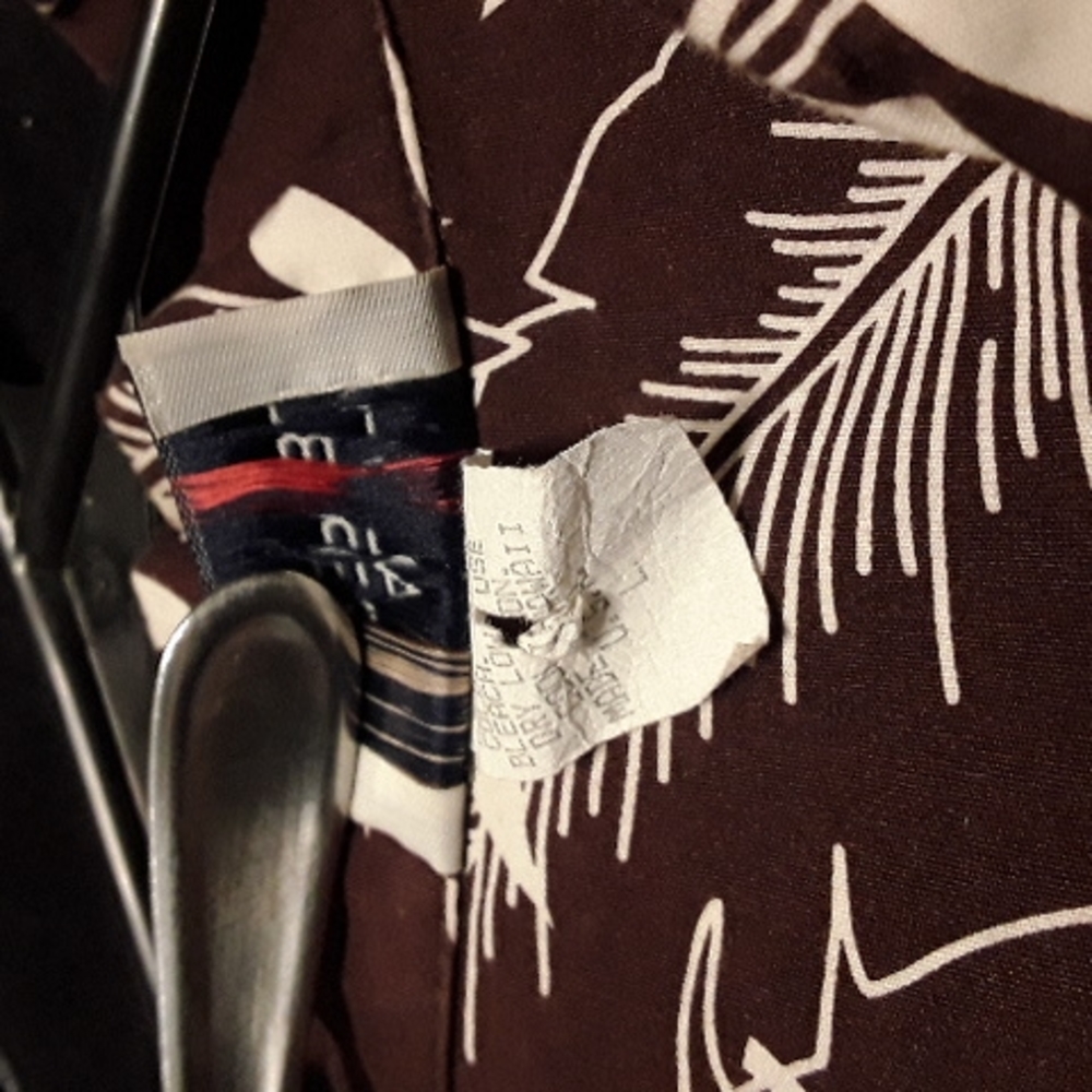 Aloha Republic, brown, size large, button down shirt. - Picture 4 of 5